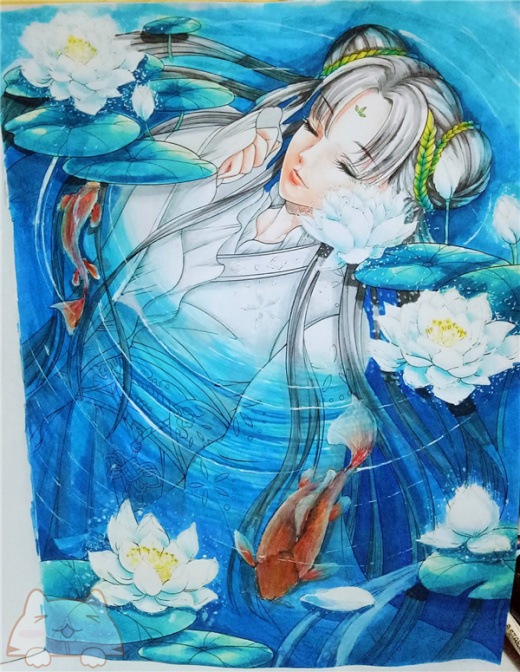 《思美人·醉花颜》涂色大赛