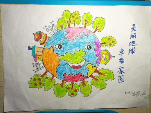 "童画·美丽地球村"绘画投票活动